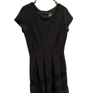 Taylor Black Cap Dress Size 10